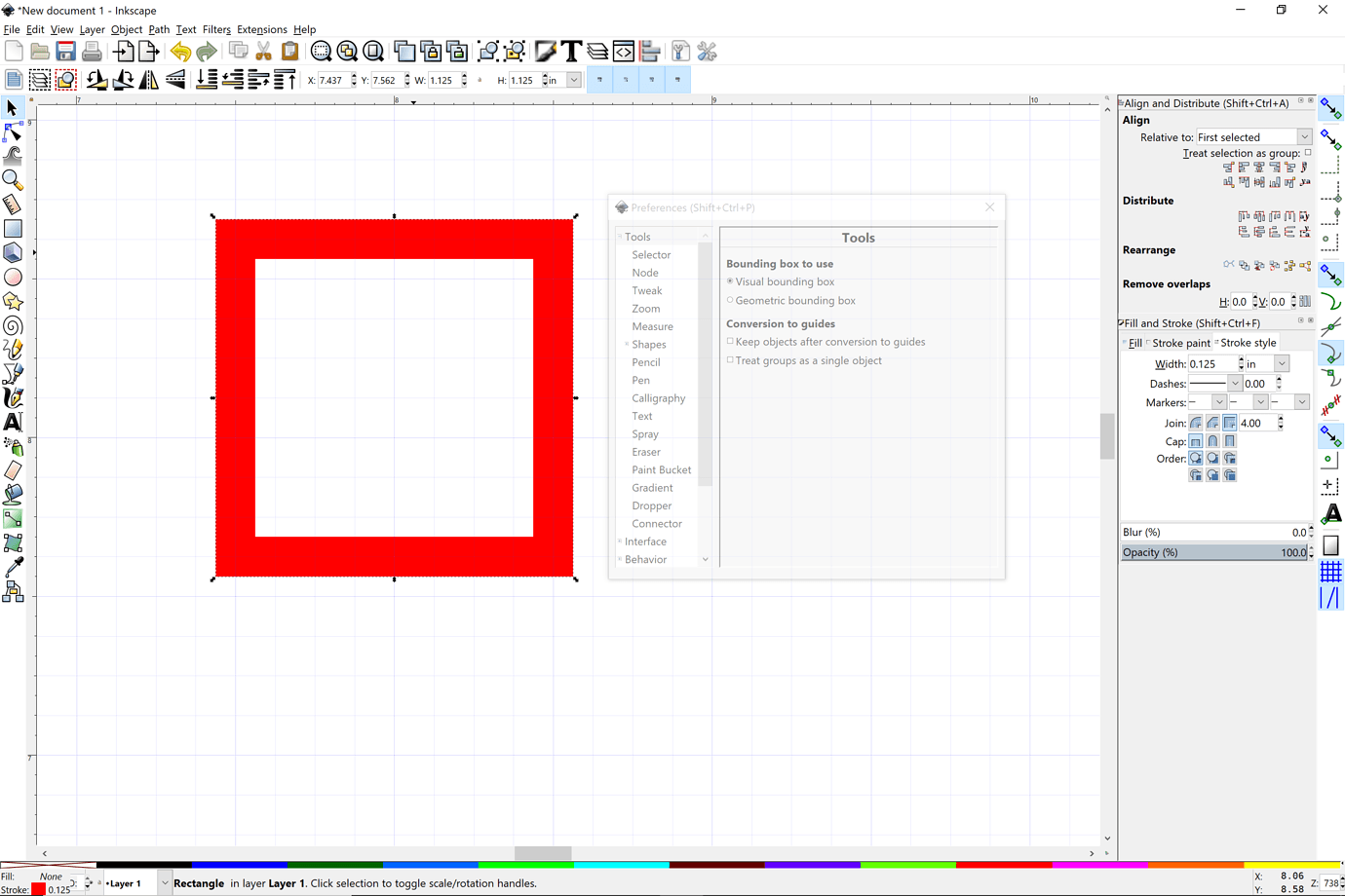 inkscape dxf not showing up